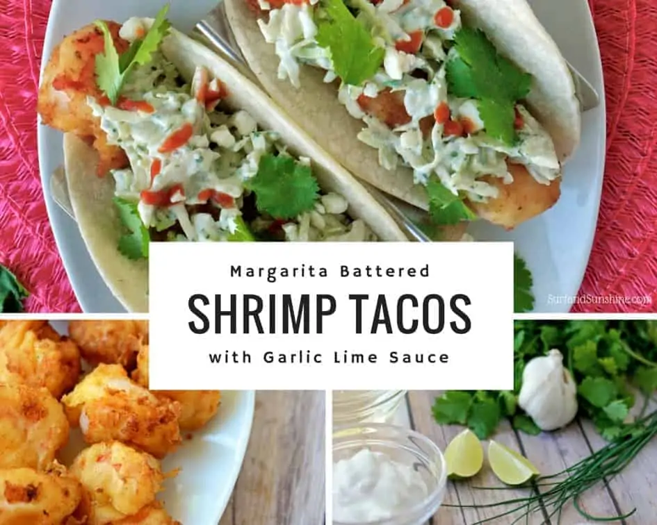margarita battered Shrimp Tacos recipe