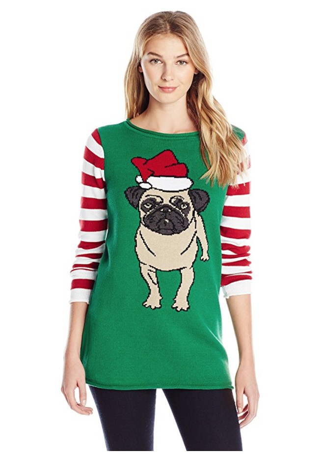 best ugly christmas sweaters pug dog