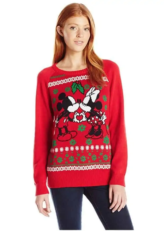best ugly christmas sweaters minnie and mickey mouse