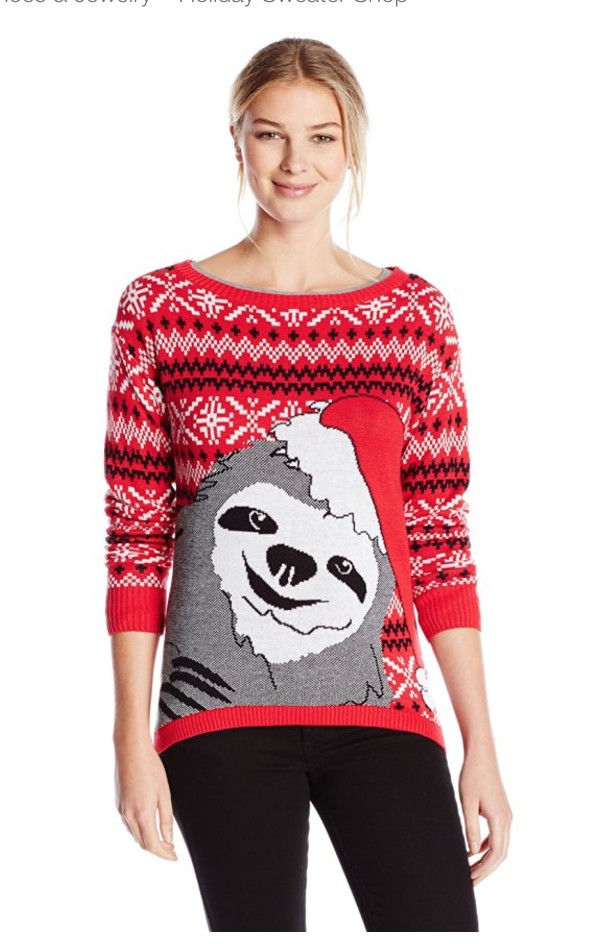 best ugly christmas sweaters sloth