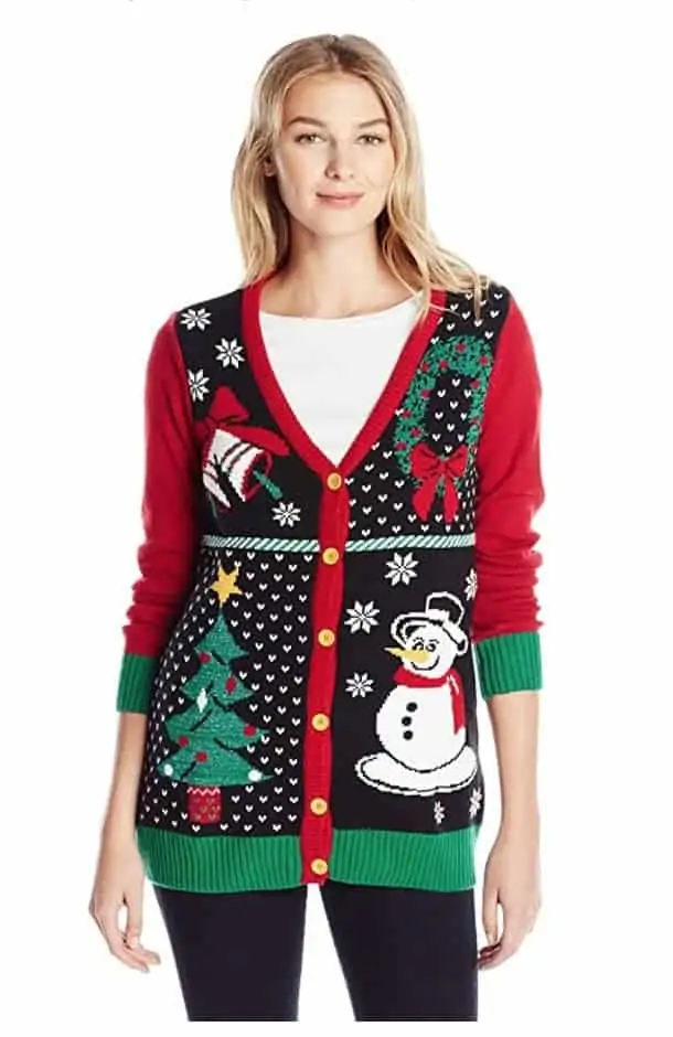 best ugly christmas sweaters grandma button up