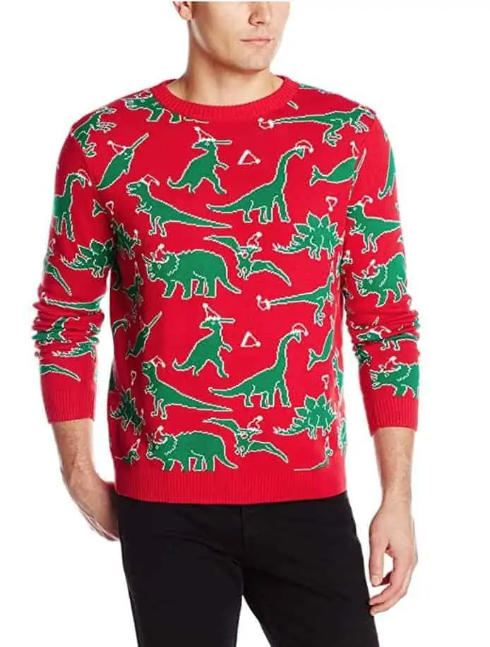 best ugly christmas sweaters dinosaurs