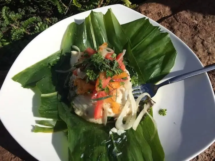 hawaiian snapper lau lau recipe from disney aulani restaurants