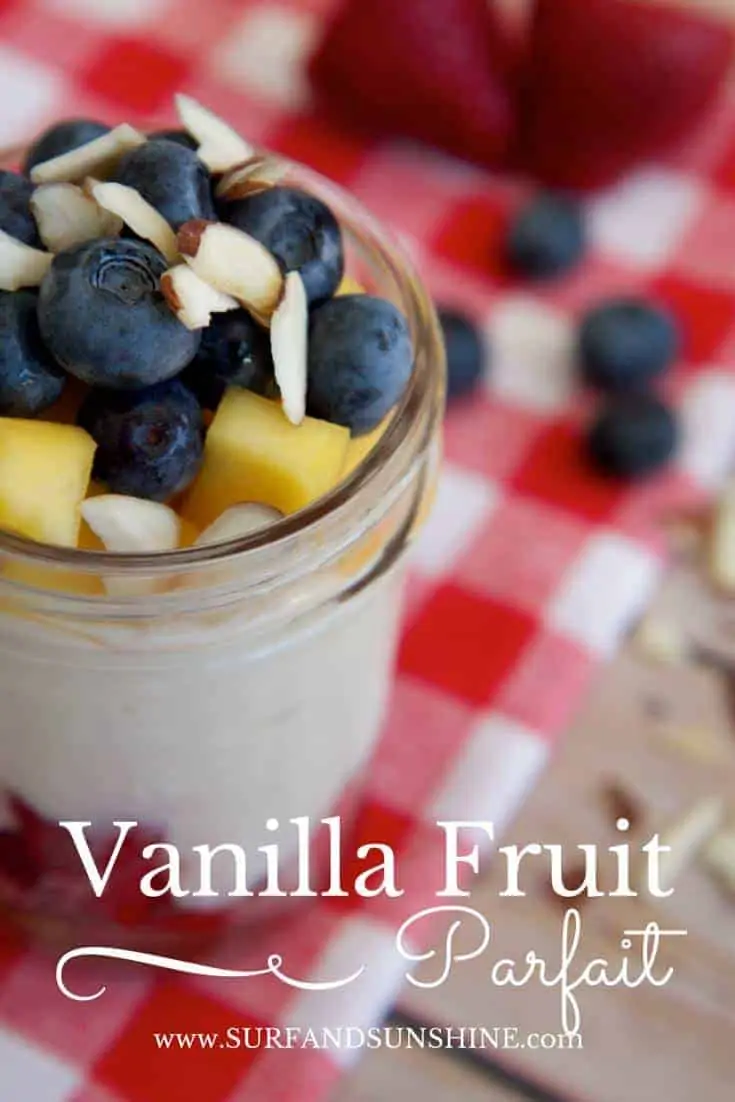 vanilla fruit parfait recipe