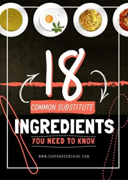 Kitchen Hacks: 18 Common Substitute Ingredients You Should Know