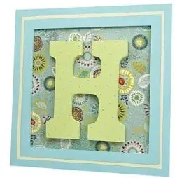 {DIY Craft Projects} How to Make a Monogram Frame