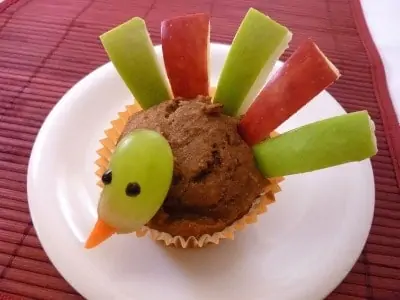 {Recipe} Kids DIY Thanksgiving Turkey Muffins