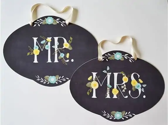 15 Mr. and Mrs. Wedding Chair Ideas