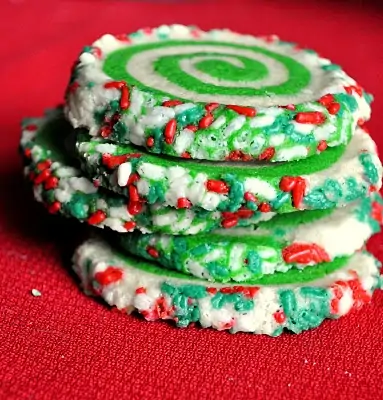swirl christmas cookies