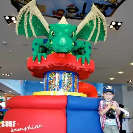 Legoland Hotel Dragon in the Lobby