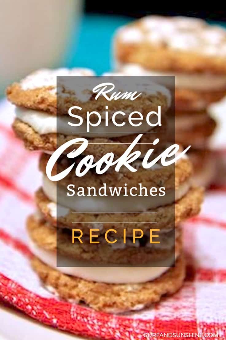 spiced rum cookie sandwich recipe