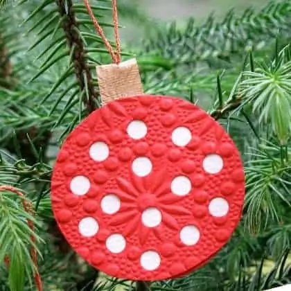 Minnie Polka Dot Ornament