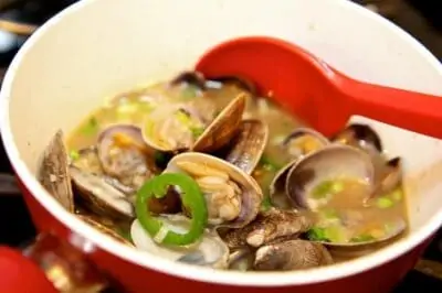 garlic steamed clams recipe