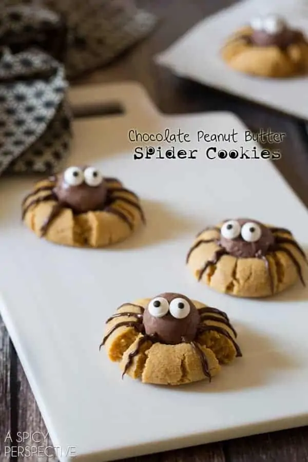 halloween treat recipe spider cookies