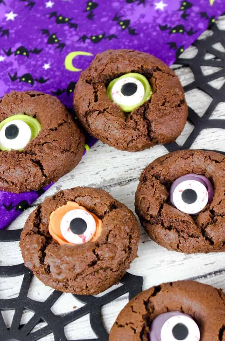 halloween treat recipes monster eye cookies