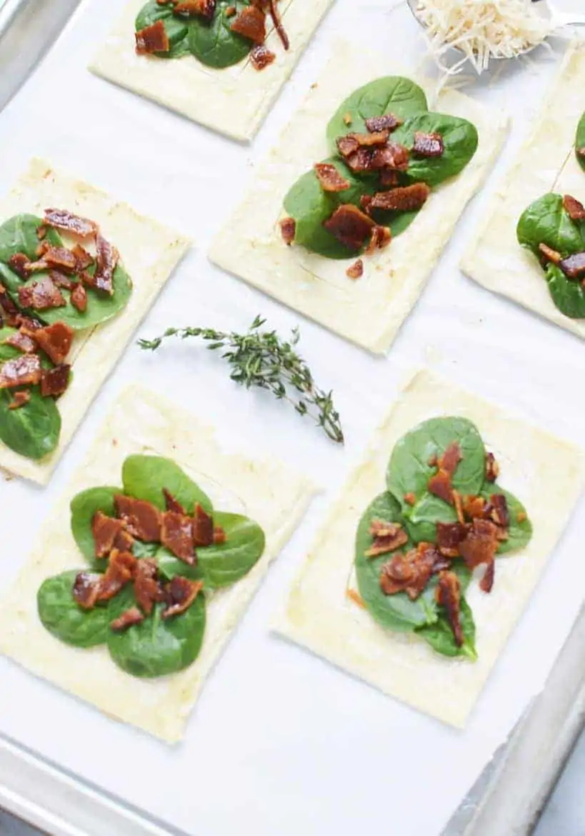 bacon and spinach danish recipe
