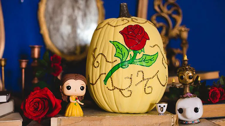 belle pumpkin idea beauty and the beast crafts recipes and activities