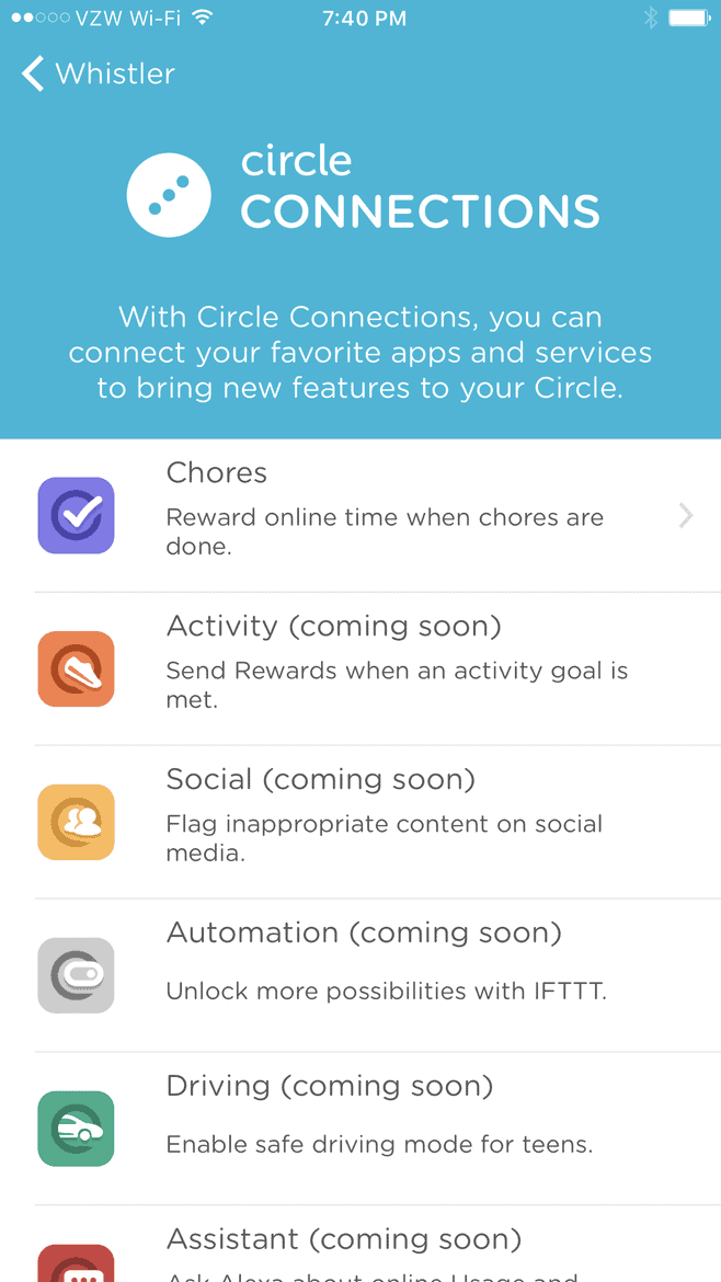 Circle with Disney Family Device Management