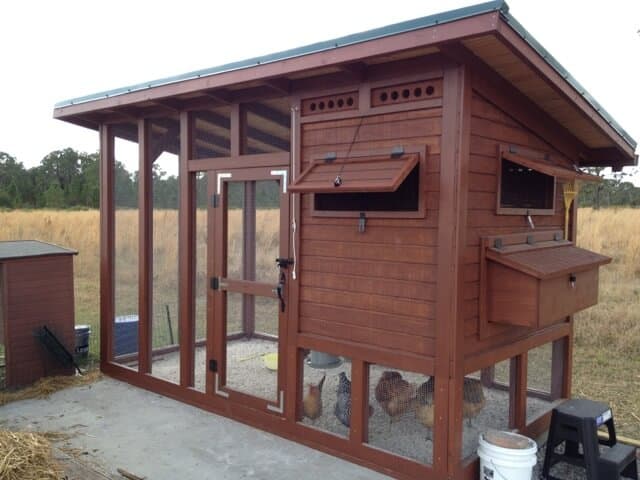 Enclosed multi level Free DIY Chicken Coop Plans