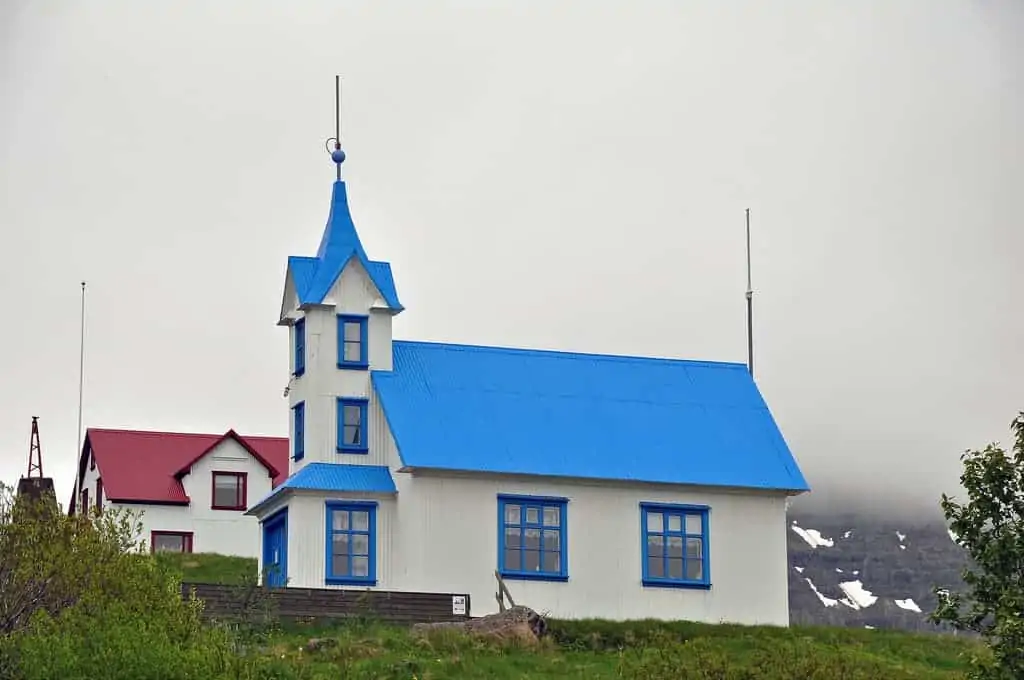 hotels in iceland Kirkjubaer Church