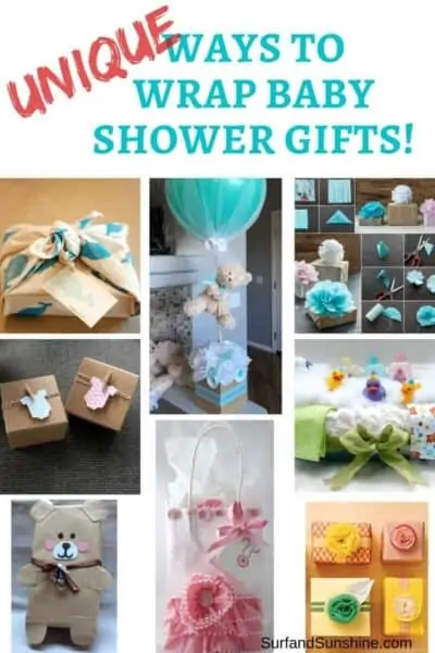 Ways to wrap baby shower gifts