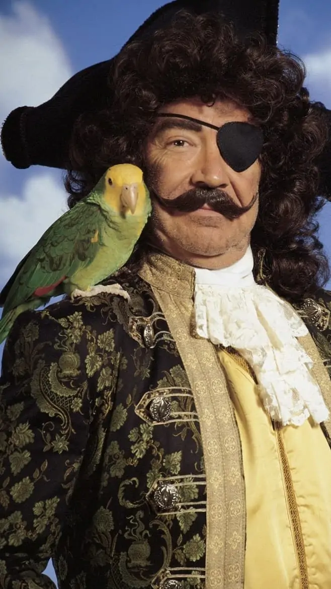 Talk Like Pirate Lingo - Bird on shoulder
