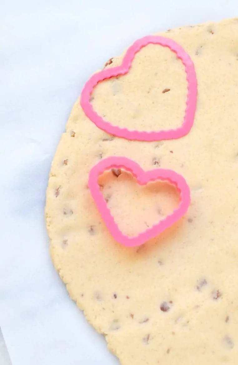 valentine heart shortbread cookies recipe