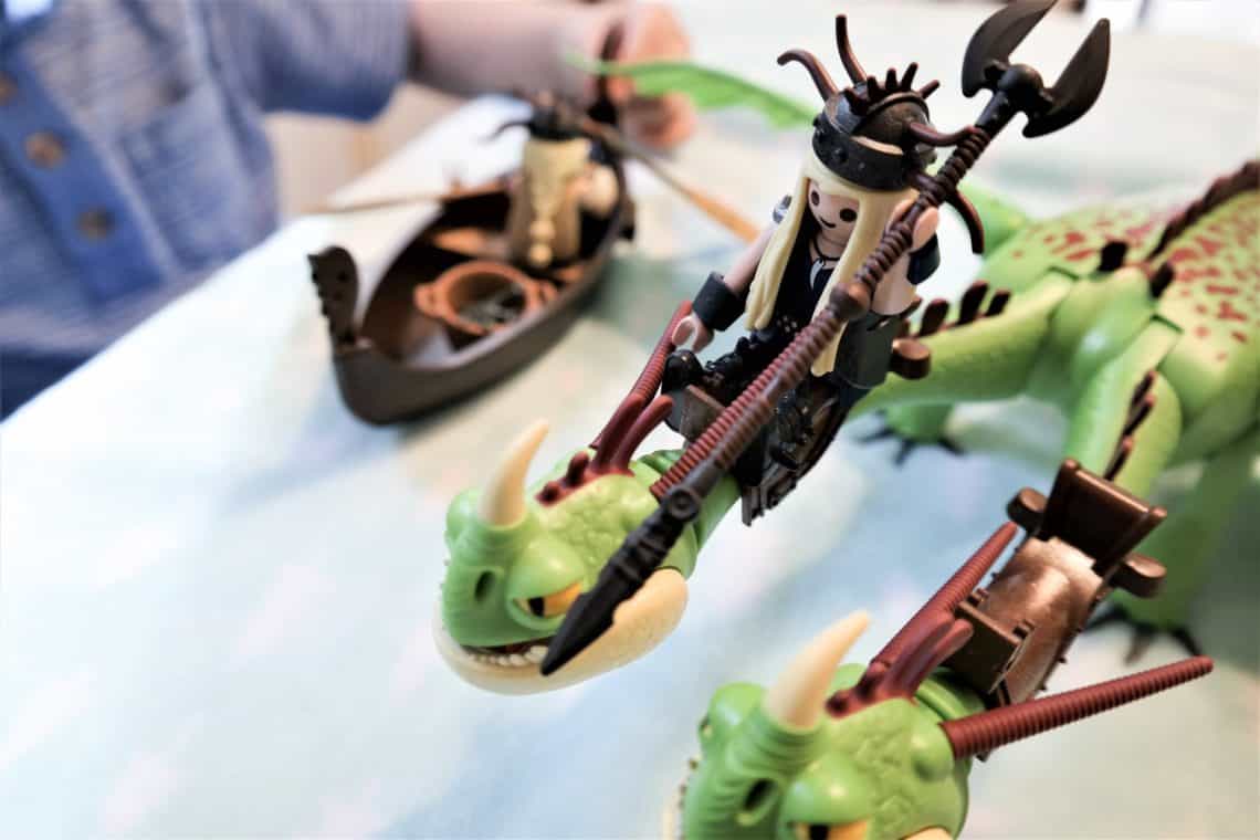 playmobil dreamworks twins dragon