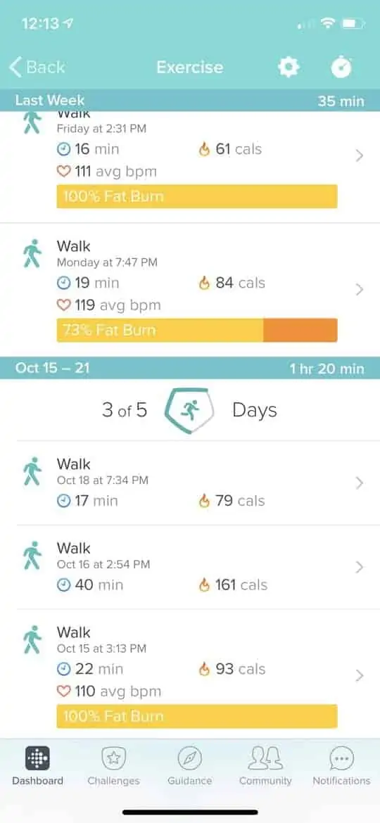 fitbit excercise trackers
