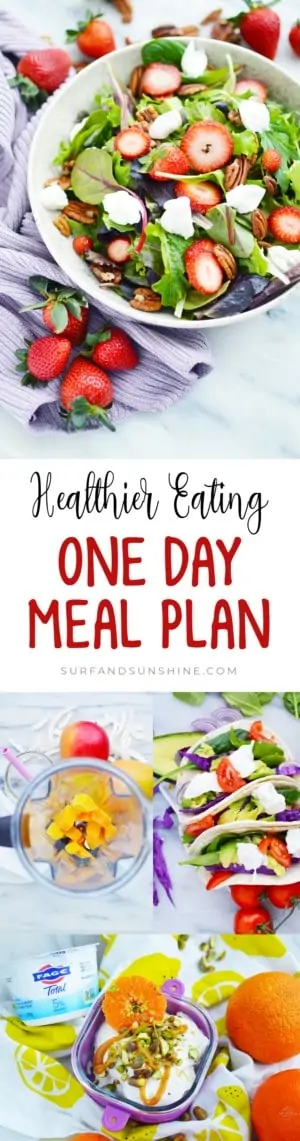 one day meal plan for healthier eating with fage custom