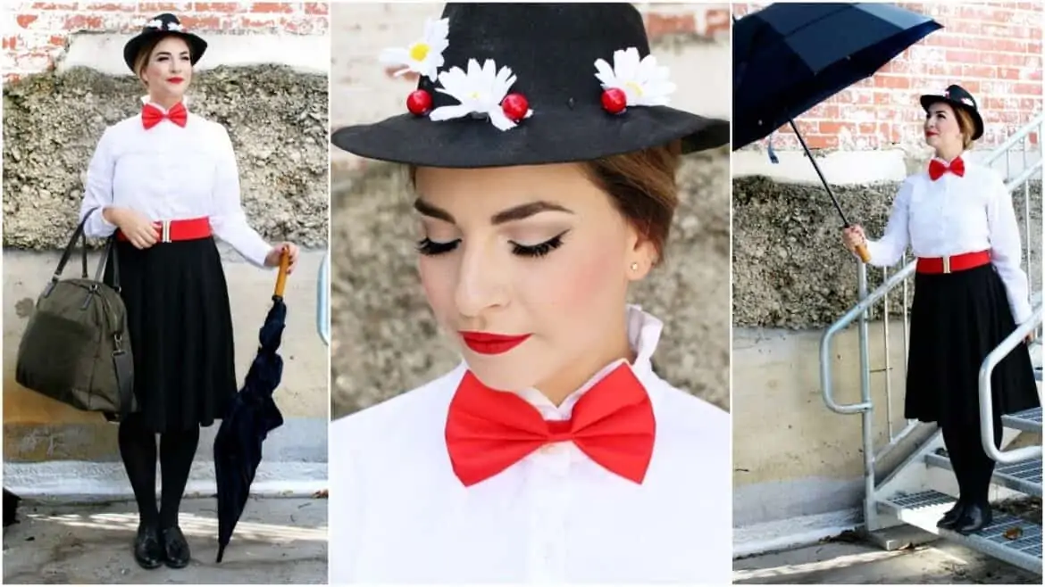 mary poppins hair and makeup