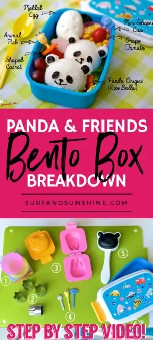 panda onigiri bento box recipe rice balls pinterest new