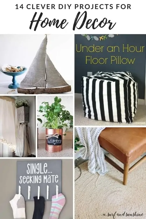 14 clever diy for home decor projects PIN