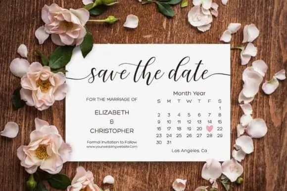 DIY save the date cards
