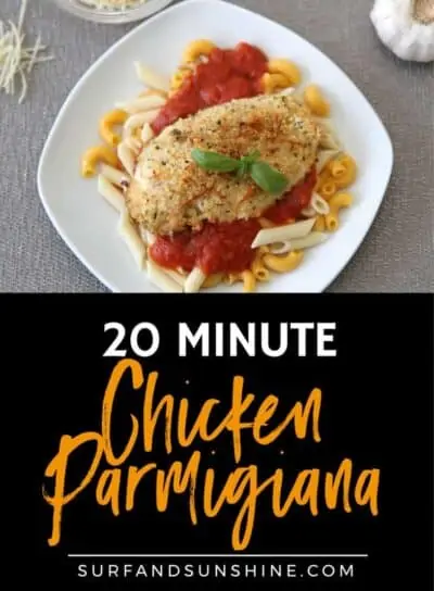 20 minute chicken parmigiana recipe