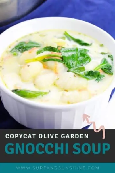 Copycat Olive Garden Chicken Gnocchi Soup Recipe