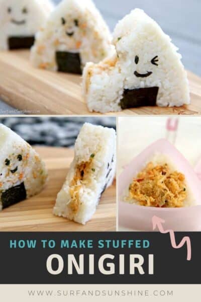 how to make stuffed onigiri rice balls