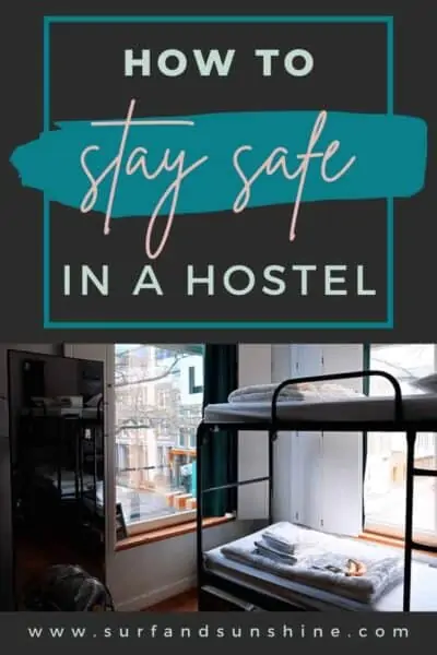 how to stay safe in a hostel