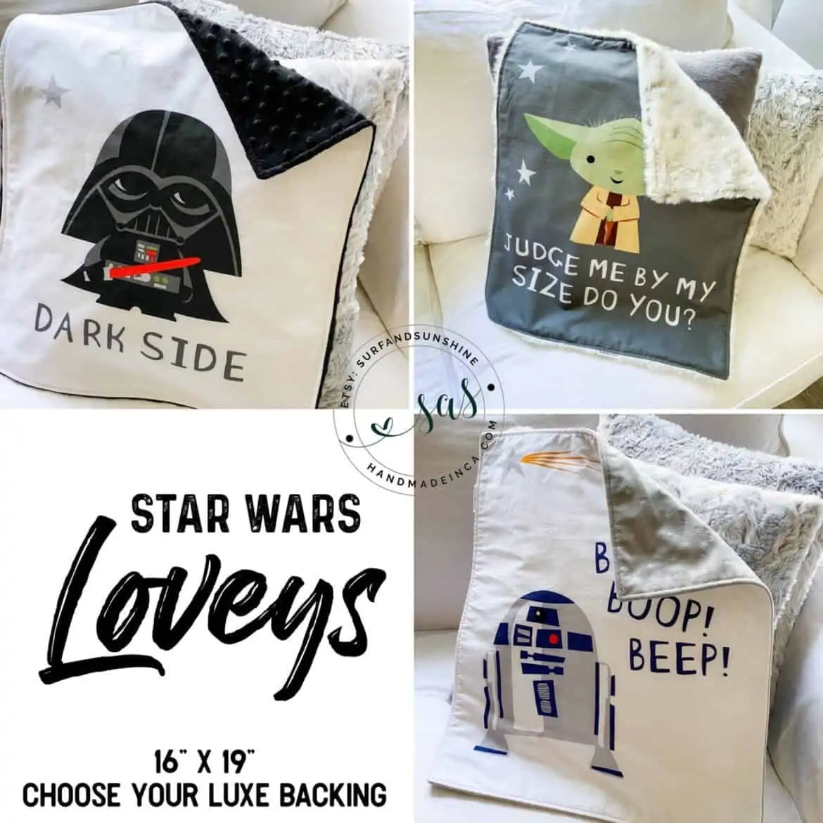 star wars baby lovey cute baby shower gifts