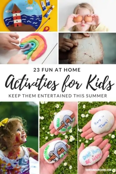 fun activities for kids at home this summer