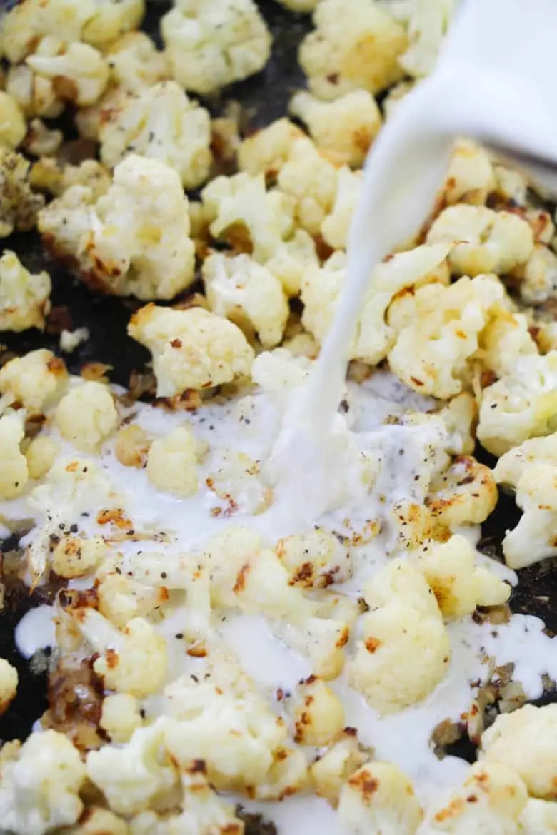 cheesy cauliflower recipe in process 5
