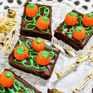 Halloween Brownie Ideas Pumpkin Patch Brownie 4