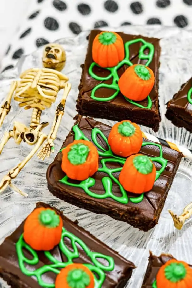 Halloween Brownie Ideas Pumpkin Patch Brownies (2)