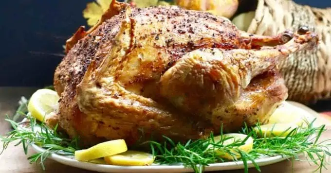 dry brined fried turkey without oil social media copy