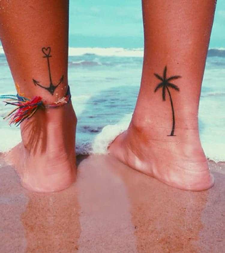 35 Beach Tattoo Ideas That Capture Paradise  Beach tattoo Beach inspired  tattoos Surf tattoo