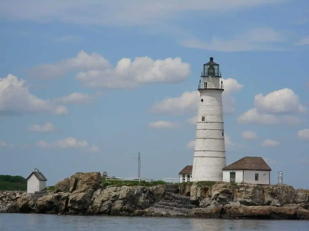 Boston beautiful lighthouses in the US