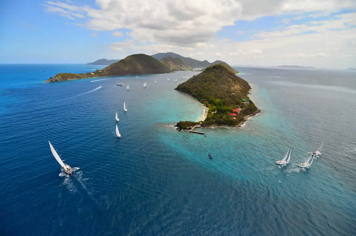 British Virgin Islands sail boats