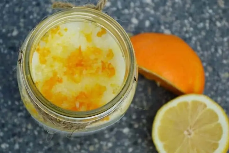 DIY Citrus Sugar Scrub