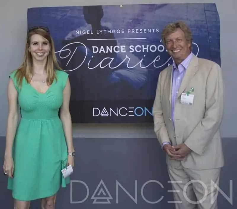 DanceOn Network CEO Amanda Taylor and Nigel Lythgoe