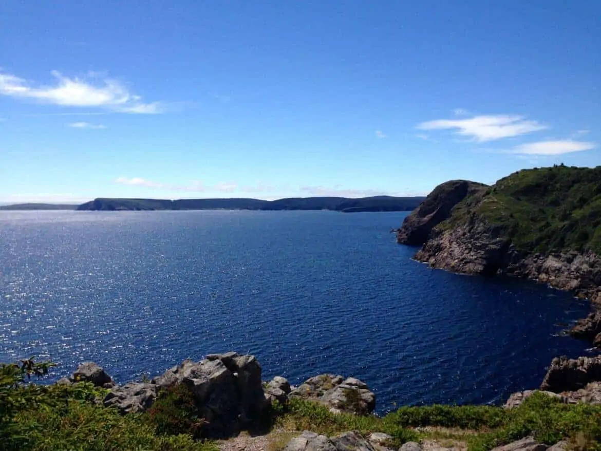 Stunning views hiking in Newfoundland.
